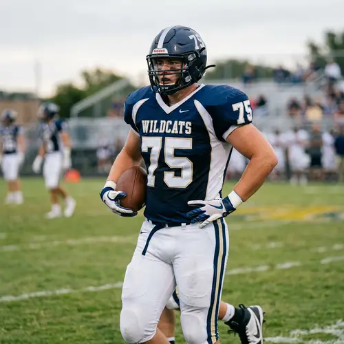 Football Player with Helmet: The Ultimate Gear