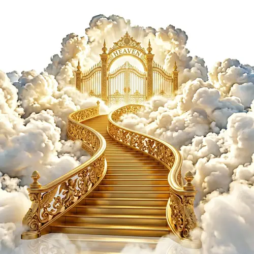 Golden Staircase to Heaven Image