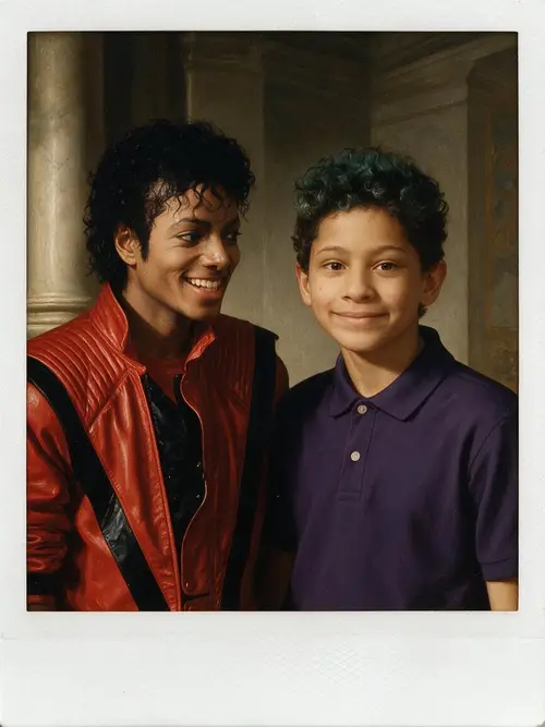 Renaissance Style Photo with Michael Jackson