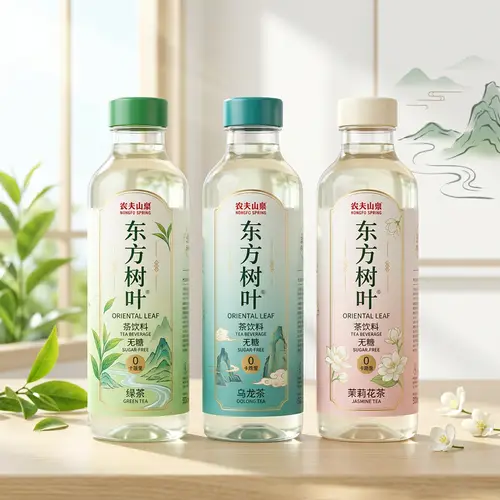 Nongfu Spring Oriental Leaf Tea Packaging Design