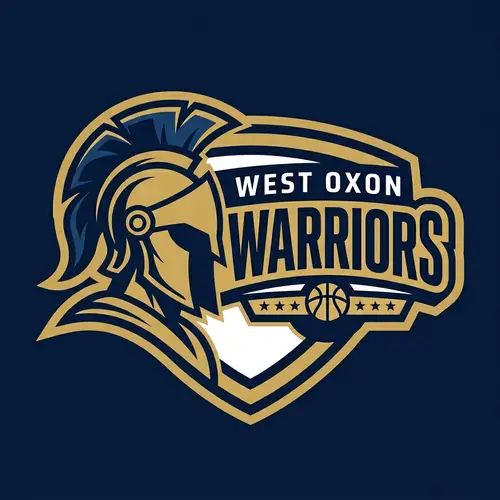 West Oxon Warriors Basketball Team Logo