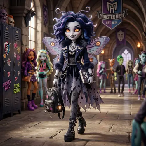 Realistic Monster High Girl Design for Fans