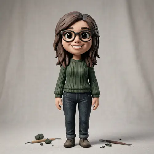 Charming Claymation Character Model Design