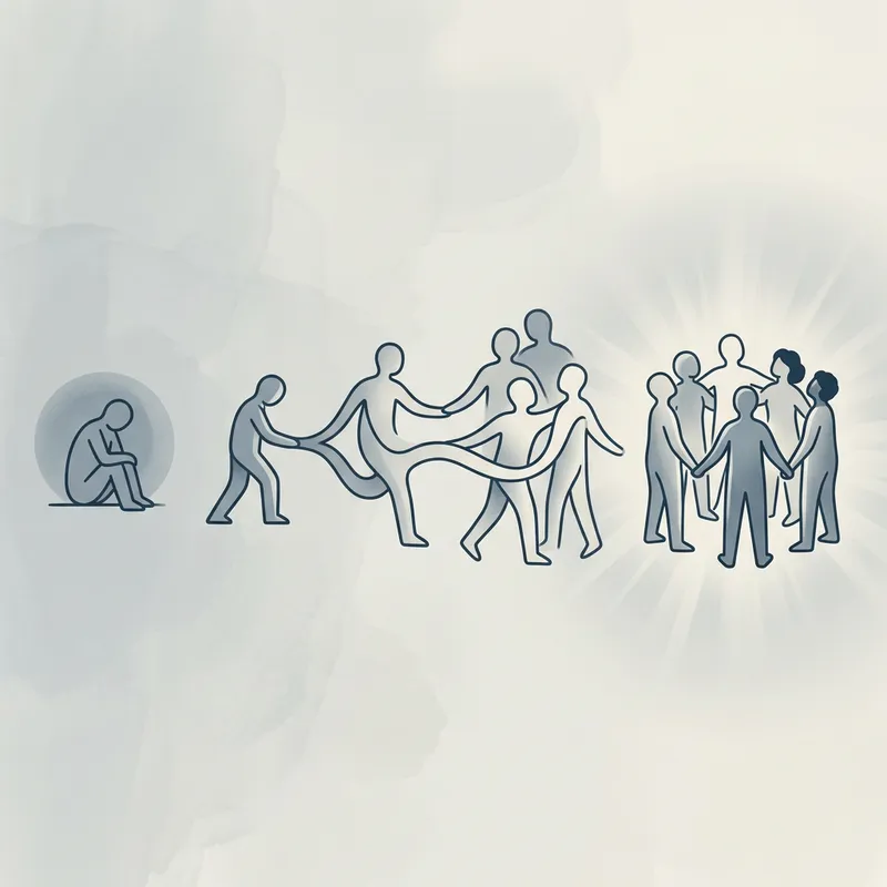 Overcoming Loneliness: Abstract Minimalist Representation Overcoming Loneliness: Abstract Minimalist Representation