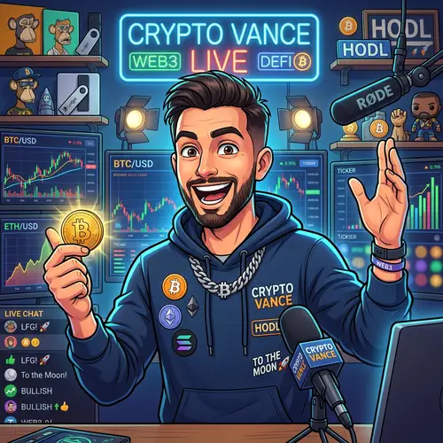 Crypto Influencer Cartoon Portrait