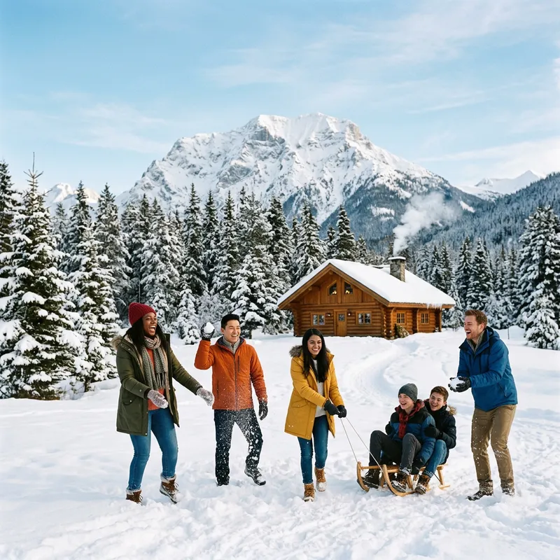 Winter Wonderland | Cozy Cabin & Snowy Scenery