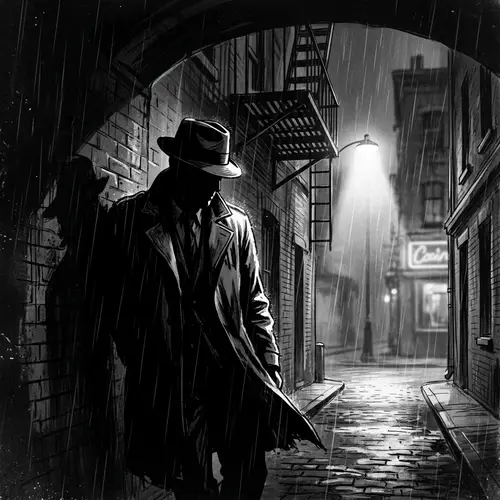 Evoke Noir Mystery: Shadows & Drama | Vintage Photography