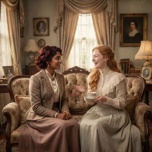 Stylish Friendship: Vintage-Inspired Photo Session