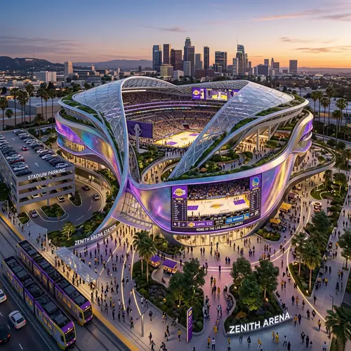 Future Los Angeles Lakers Stadium Design
