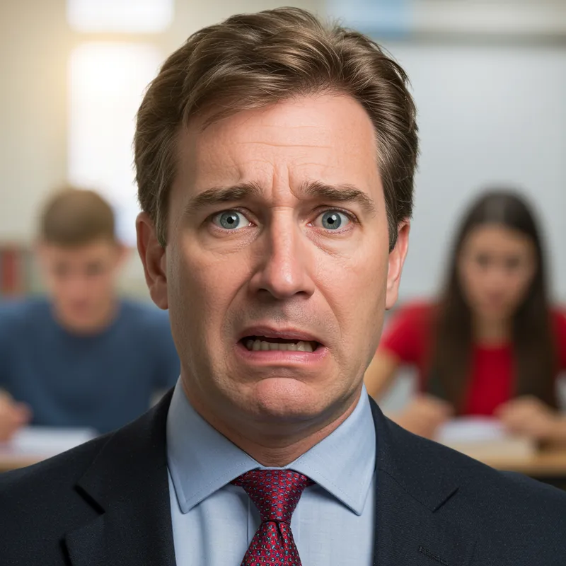 Distressed Teacher in Academic Setting