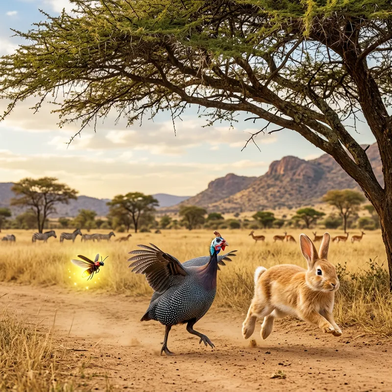 Playful Friends in the South African Savanna