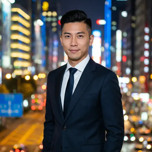 Professional Male Figure | Classic Undercut and Elegant Suit