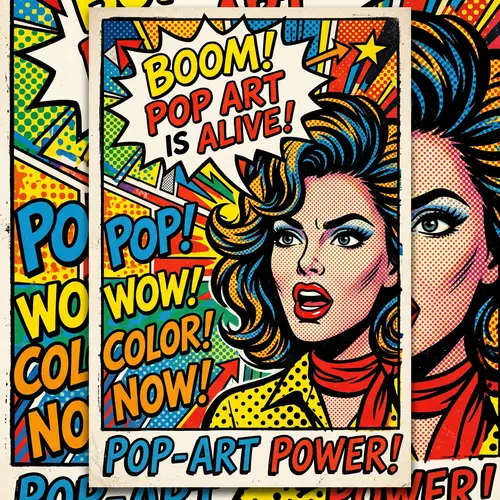 Vibrant Pop-Art Poster Collection