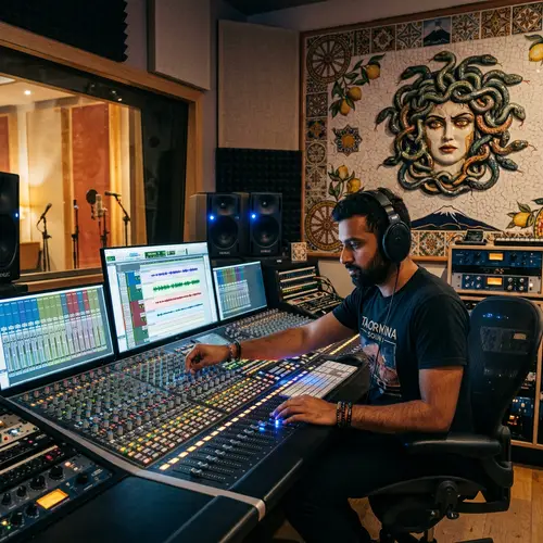 Sicilian Beats: Music Engineer at Work