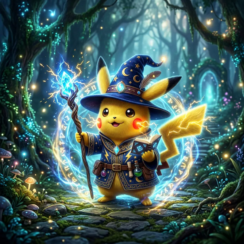 MagicPika - Enchanting Pikachu Wizard