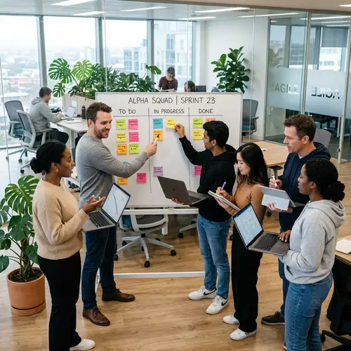 Modern Agile Scrum Environment with Diverse Team