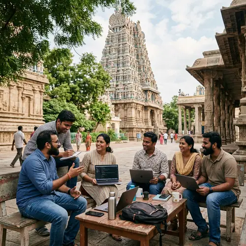 South Asian Software Developers Near Indian Temple