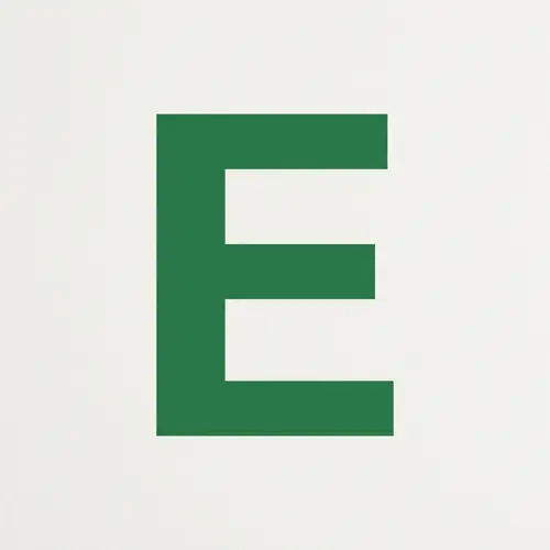 Excel Letter E | Data Processing Software