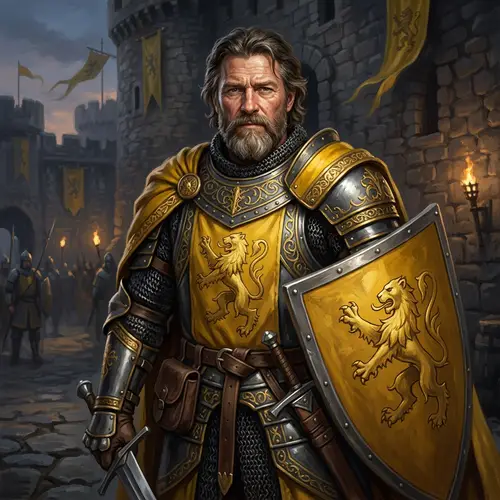 Medieval DnD Portrait of a Middle-Aged Man