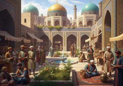 Golden Age of Islamic Civilization: A Vibrant Scene