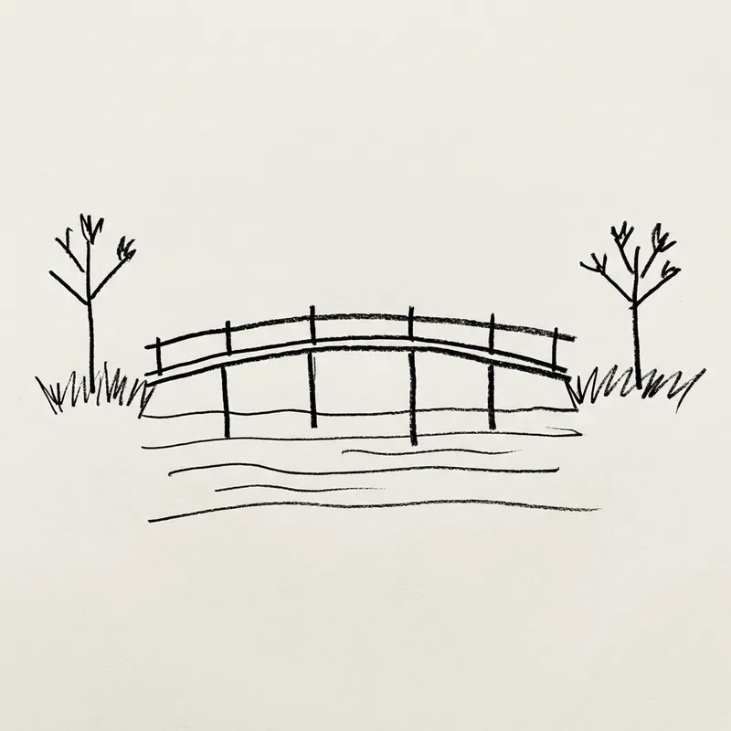 Bridge Stick Drawing