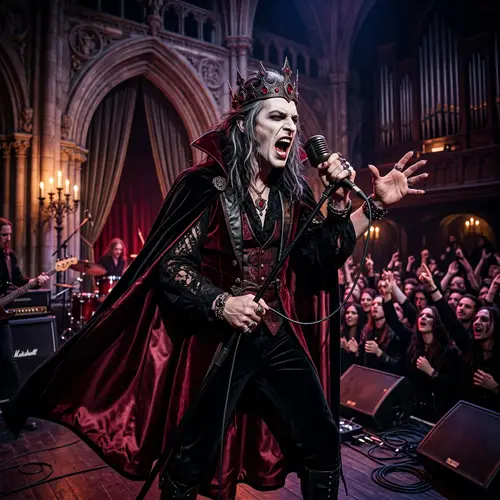 Vampire King Singing: A Dark Melody