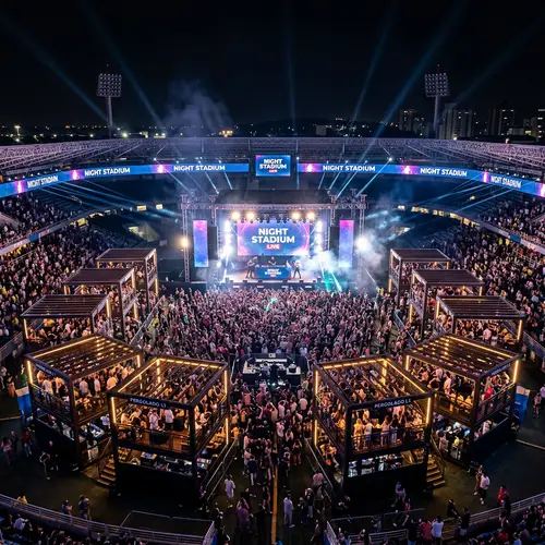 Stunning Night Club with Unique Stage Design