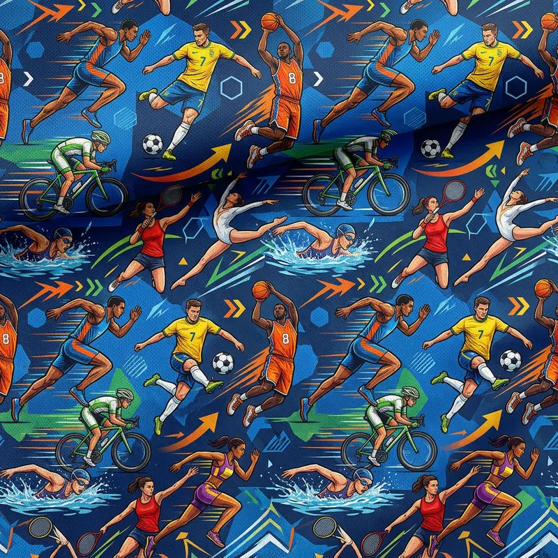 Sport Pattern Repeat Design - Unique Styles