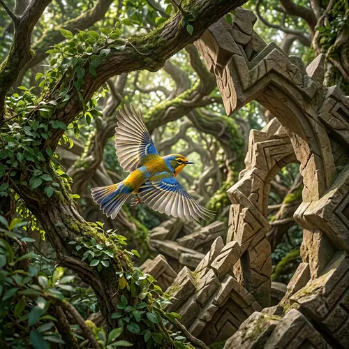 Songbird Adventures: Navigating Nature's Maze