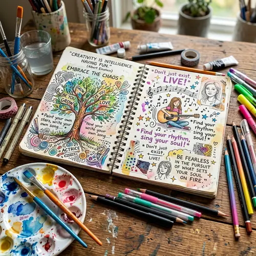 Creative Notebook: Self-Expression Through Artistic Diversity