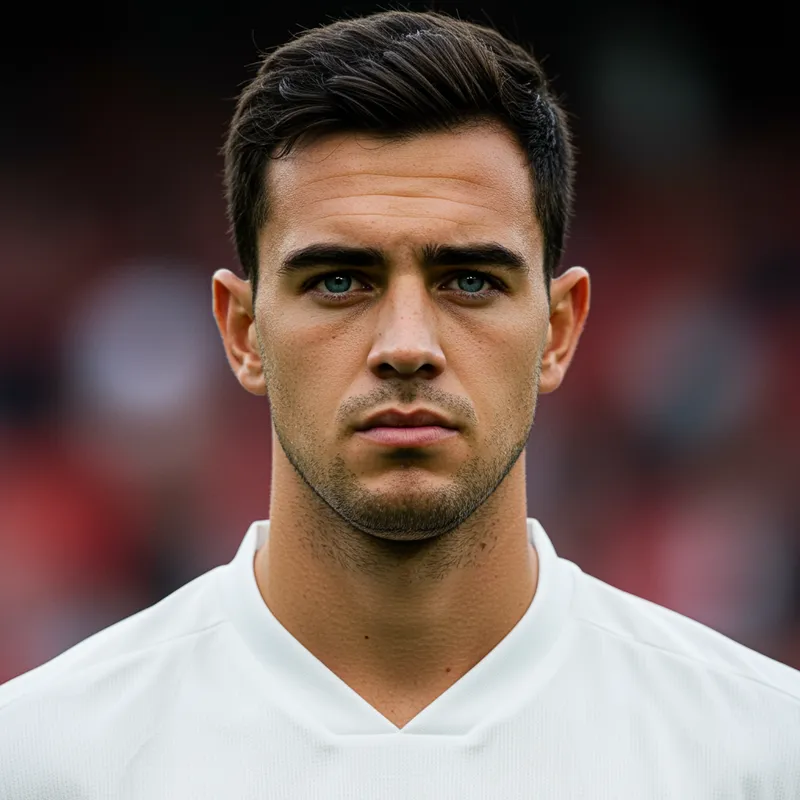 Welsh Footballer in Manchester United Jersey
