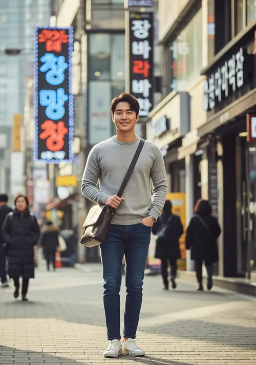 Authentic Korean Man Portraits