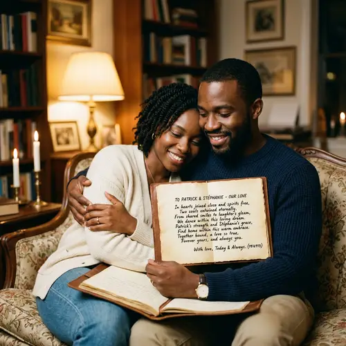 Black Couple Love Poem for Patrick & Stéphanie