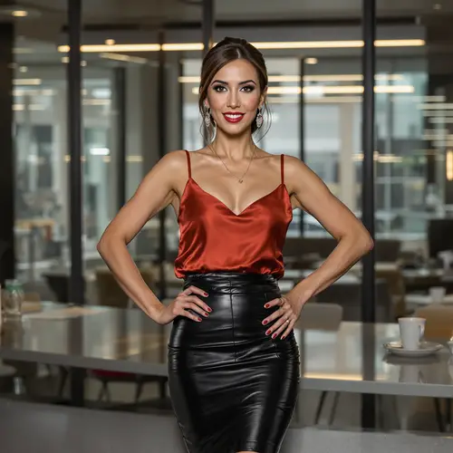 Confident Female Lawyer in Modern Office Setting