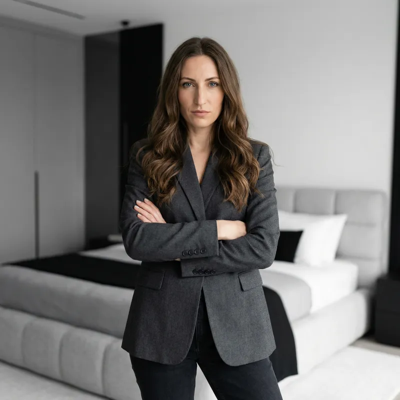 Contemporary Portrait of a Confident Woman