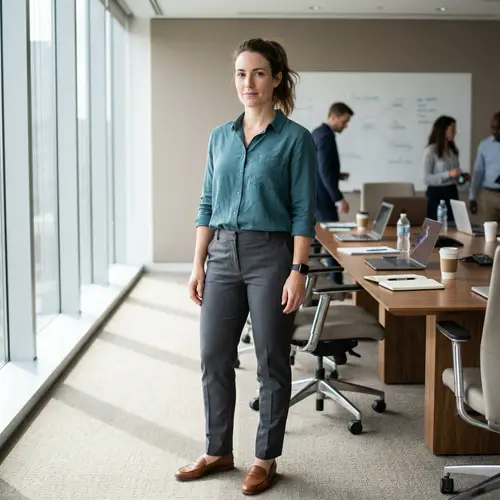 Candid Corporate Photo of a Confident Woman
