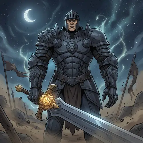 Epic Anime Berserk Warrior with Massive Sword