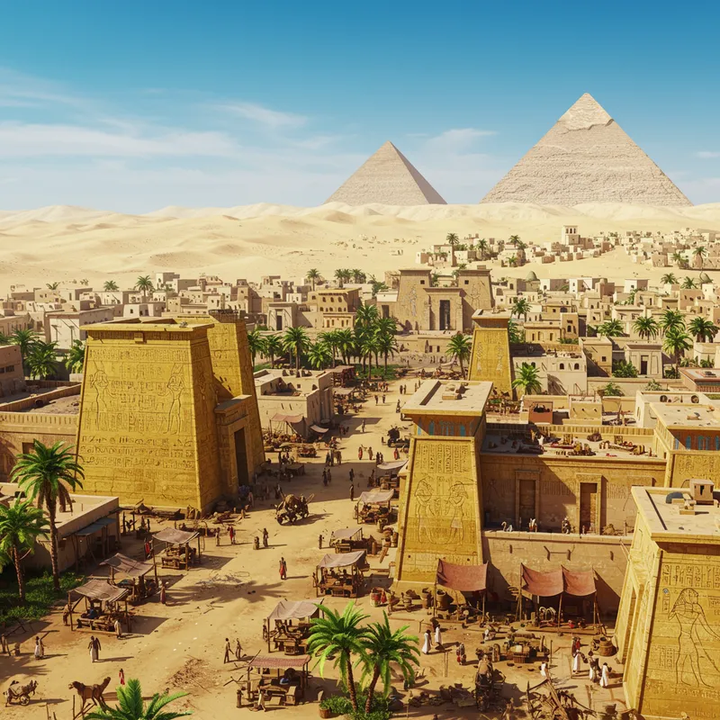 Ancient Egypt: Golden Temples & White Pyramids