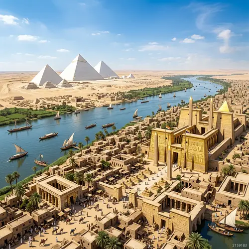Ancient Egypt: Golden Temples & White Pyramids