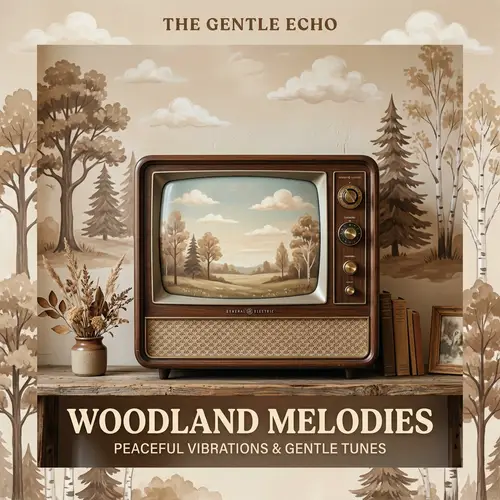 Vintage Album Cover with Calm Colors