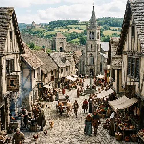 Explore a Charming Medieval Small Town