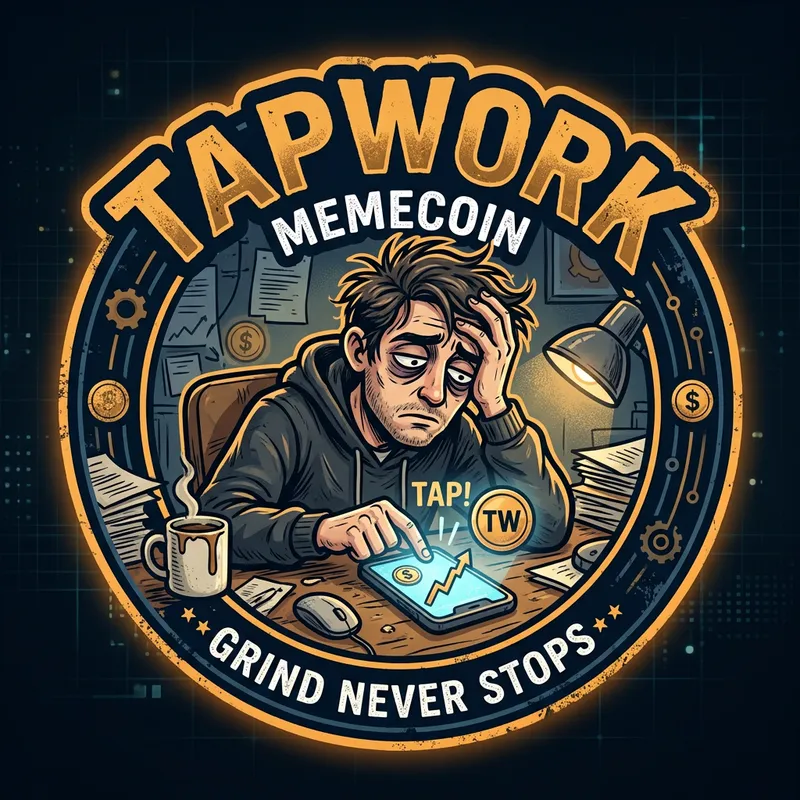 TapWork Memcoin Logo Design