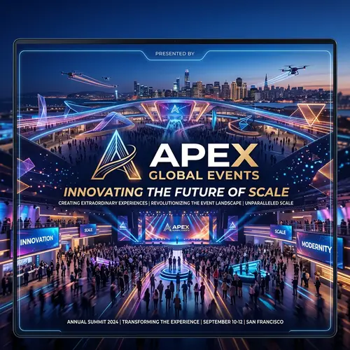 Innovative Event Company Splash Screen Design