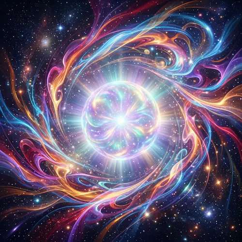 Ethereal Light and Dynamic Environment - Spiritual Energy Scene