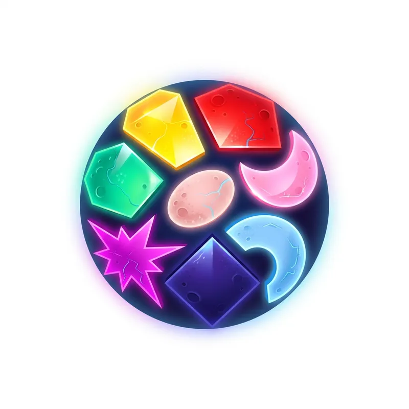 Colorful Alien Planet with Vibrant Continents