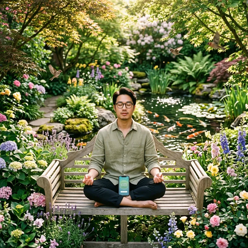 Serenity Garden Affirmations: Calm & Rejuvenate Your Soul