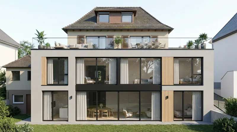 Modern Full-Width Home Extension Design Ideas