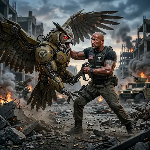 The Rock vs. Dijon Owl: Epic Showdown