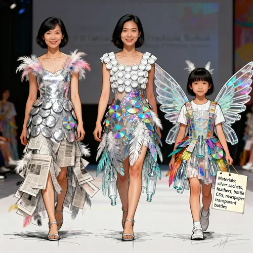 Creative Trashion Show Dress Designs