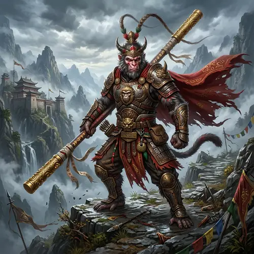 Monkey Warrior: The Brave Primate Hero